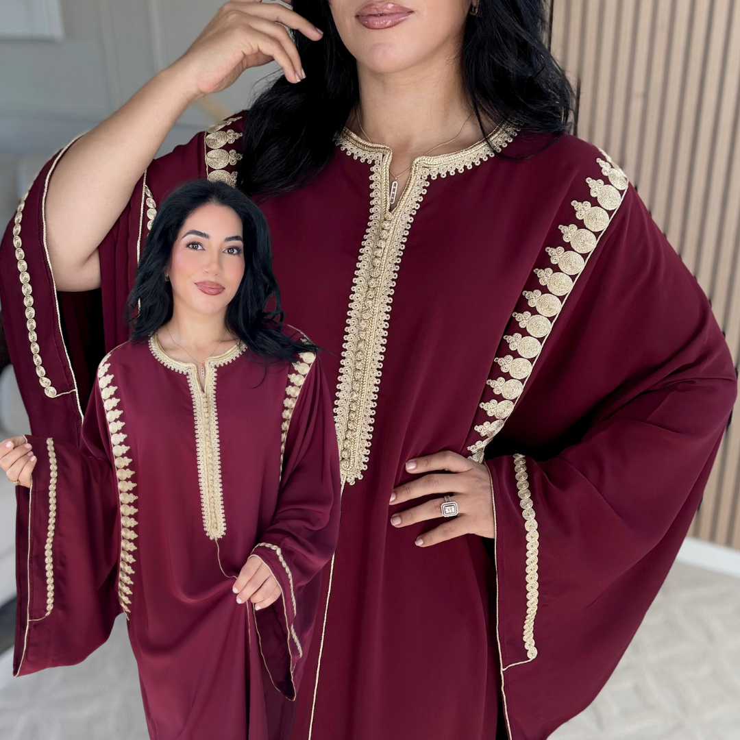 Gandoura Mekhzaniya en Crêpe de Soie ✨