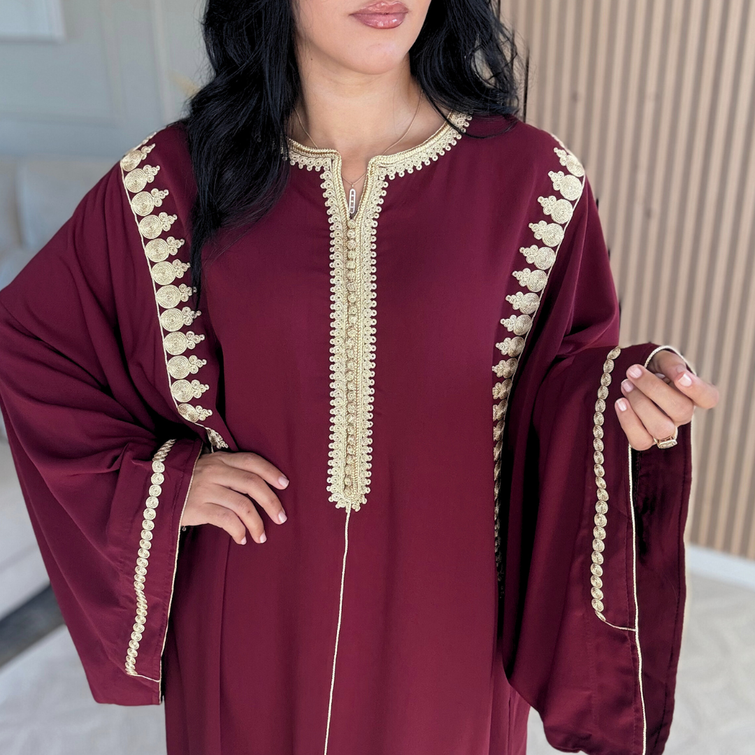 Gandoura Mekhzaniya en Crêpe de Soie ✨