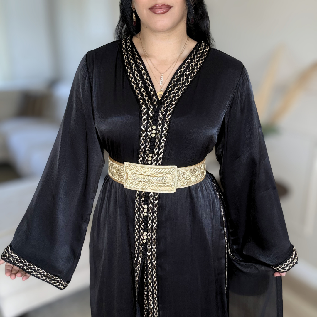 Tekchita Héritage Royal – Organza Noir & Sfifa Beldiya