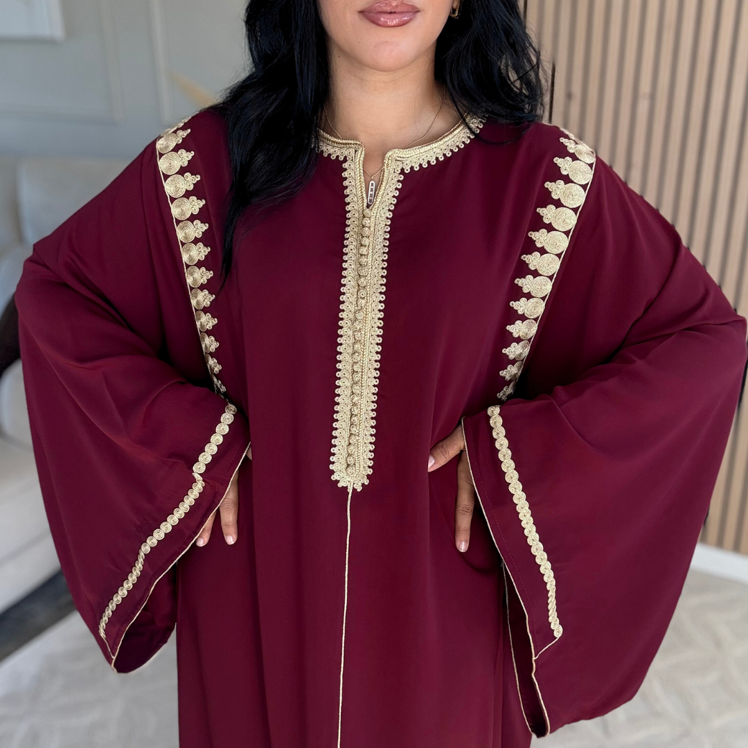 Gandoura Mekhzaniya en Crêpe de Soie ✨