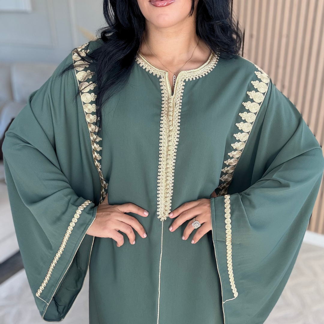 Gandoura Mekhzaniya en Crêpe de Soie ✨