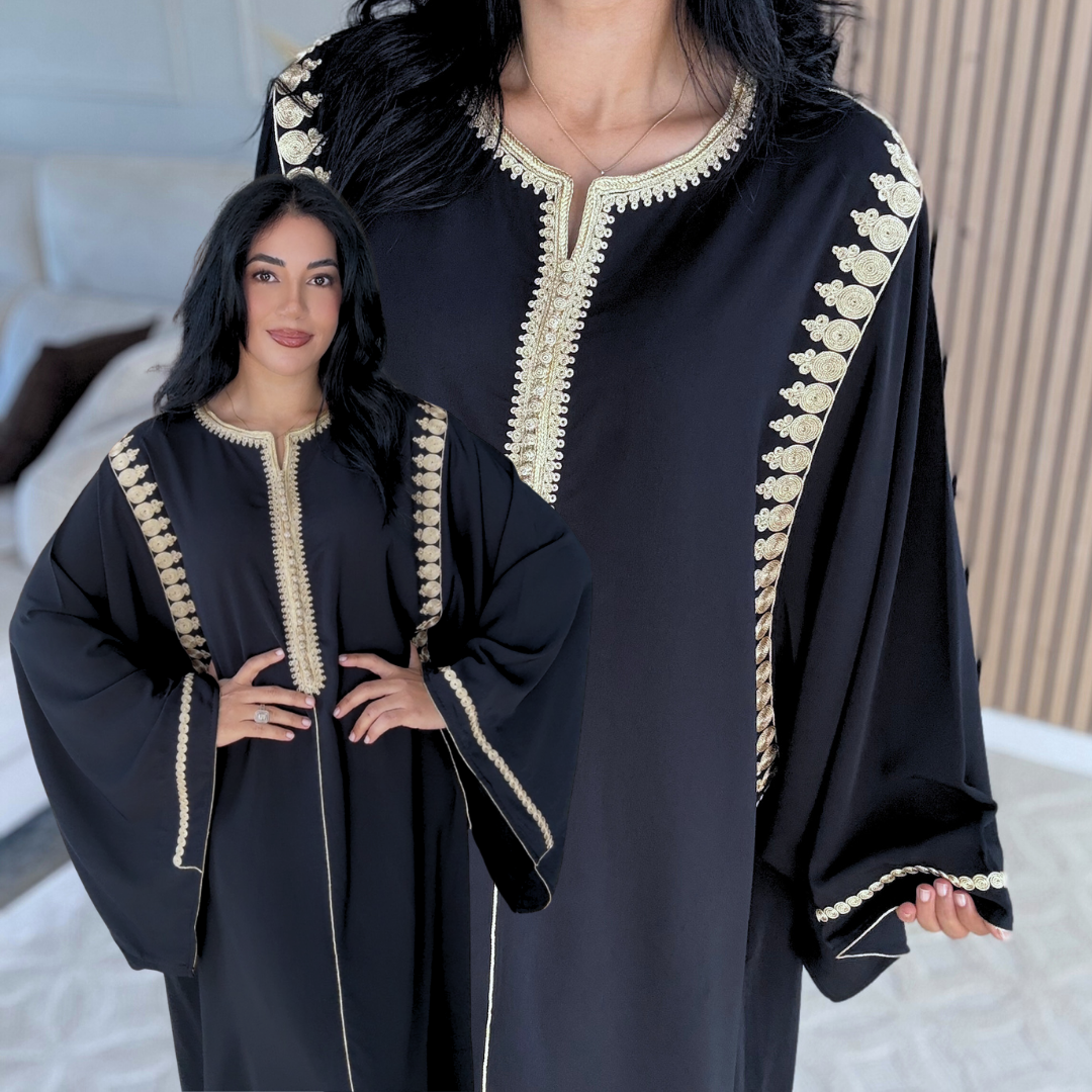 Gandoura Mekhzaniya en Crêpe de Soie ✨