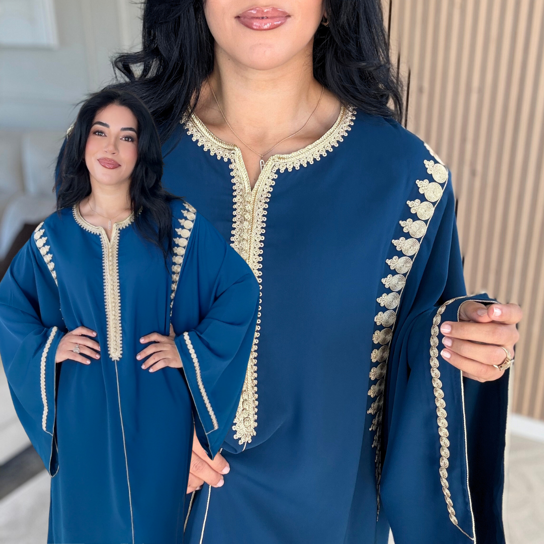 Gandoura Mekhzaniya en Crêpe de Soie ✨