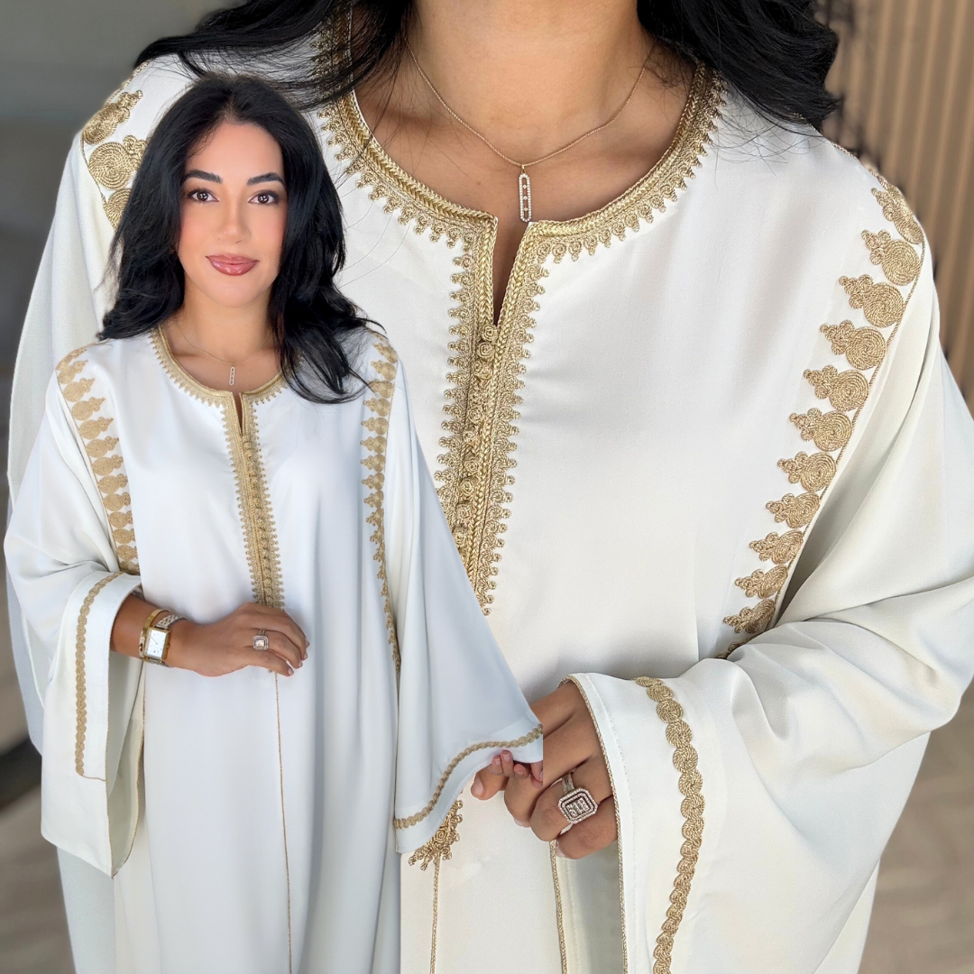Gandoura Mekhzaniya en Crêpe de Soie ✨