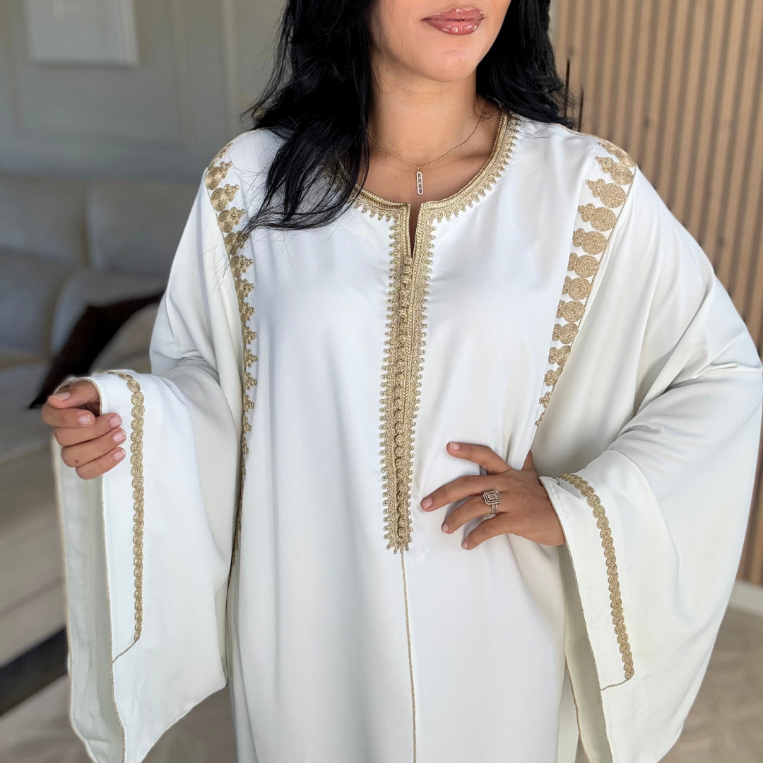 Gandoura Mekhzaniya en Crêpe de Soie ✨