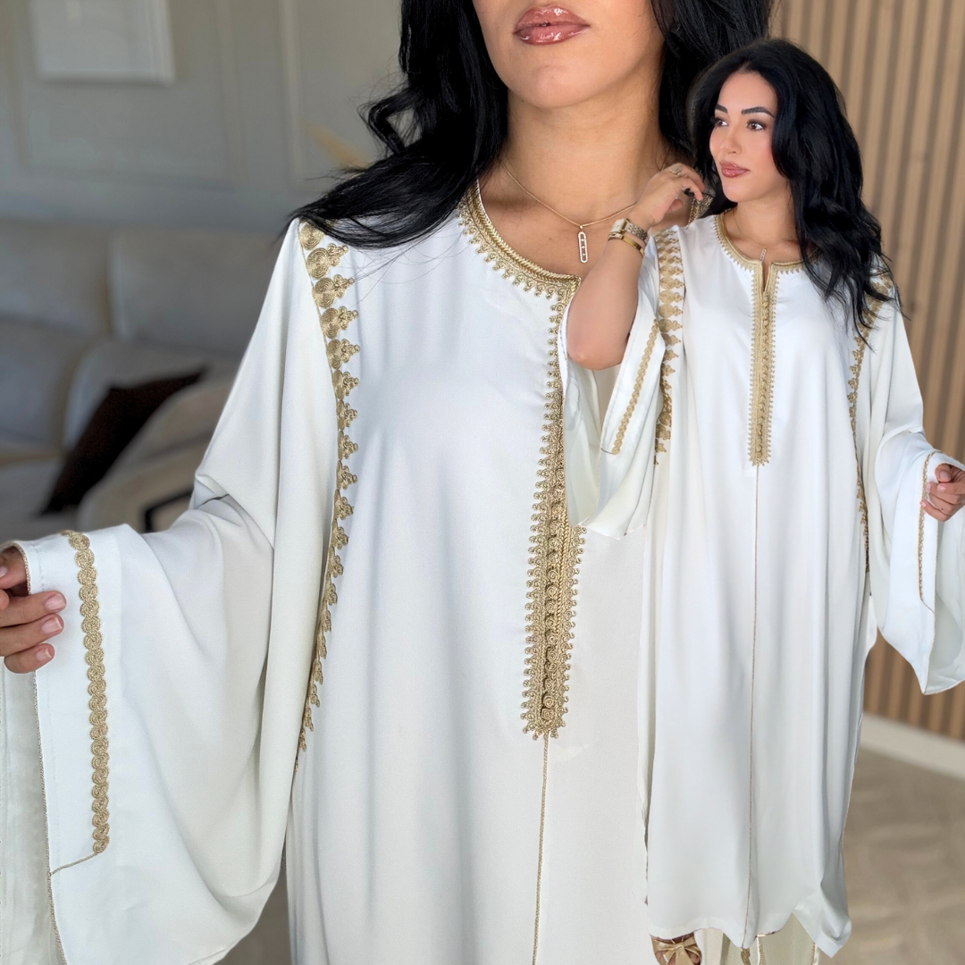 Gandoura Mekhzaniya en Crêpe de Soie ✨