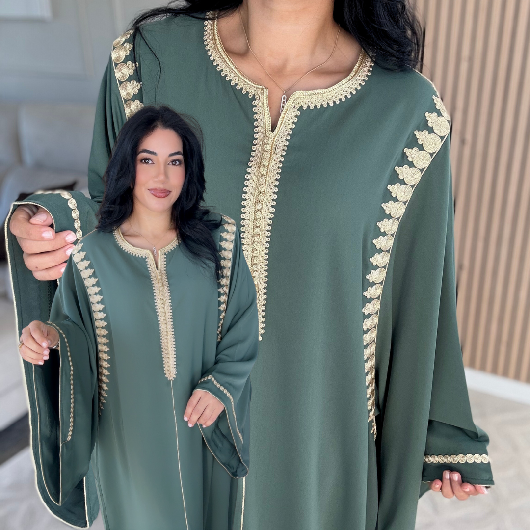 Gandoura Mekhzaniya en Crêpe de Soie ✨