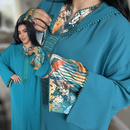 Jellaba Randa Élégance et finesse – 2 Pièces