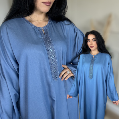 Gandoura Oversize Randa – Élégance Marocaine du Quotidien