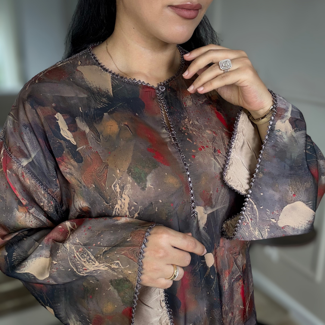 Caftan Makhzani – Randa & Imprimé Artistique