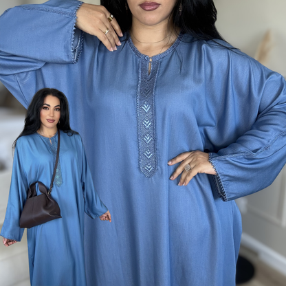 Gandoura Oversize Randa – Élégance Marocaine du Quotidien