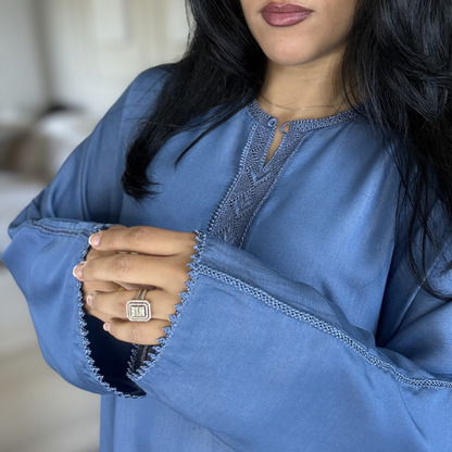 Gandoura Oversize Randa – Élégance Marocaine du Quotidien