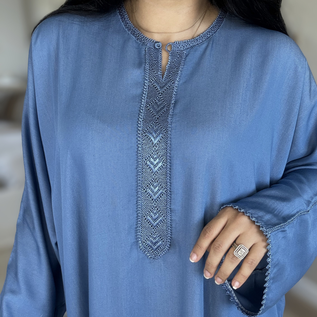 Gandoura Oversize Randa – Élégance Marocaine du Quotidien