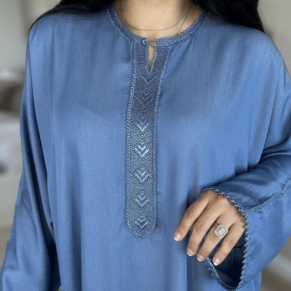 Gandoura Oversize Randa – Élégance Marocaine du Quotidien