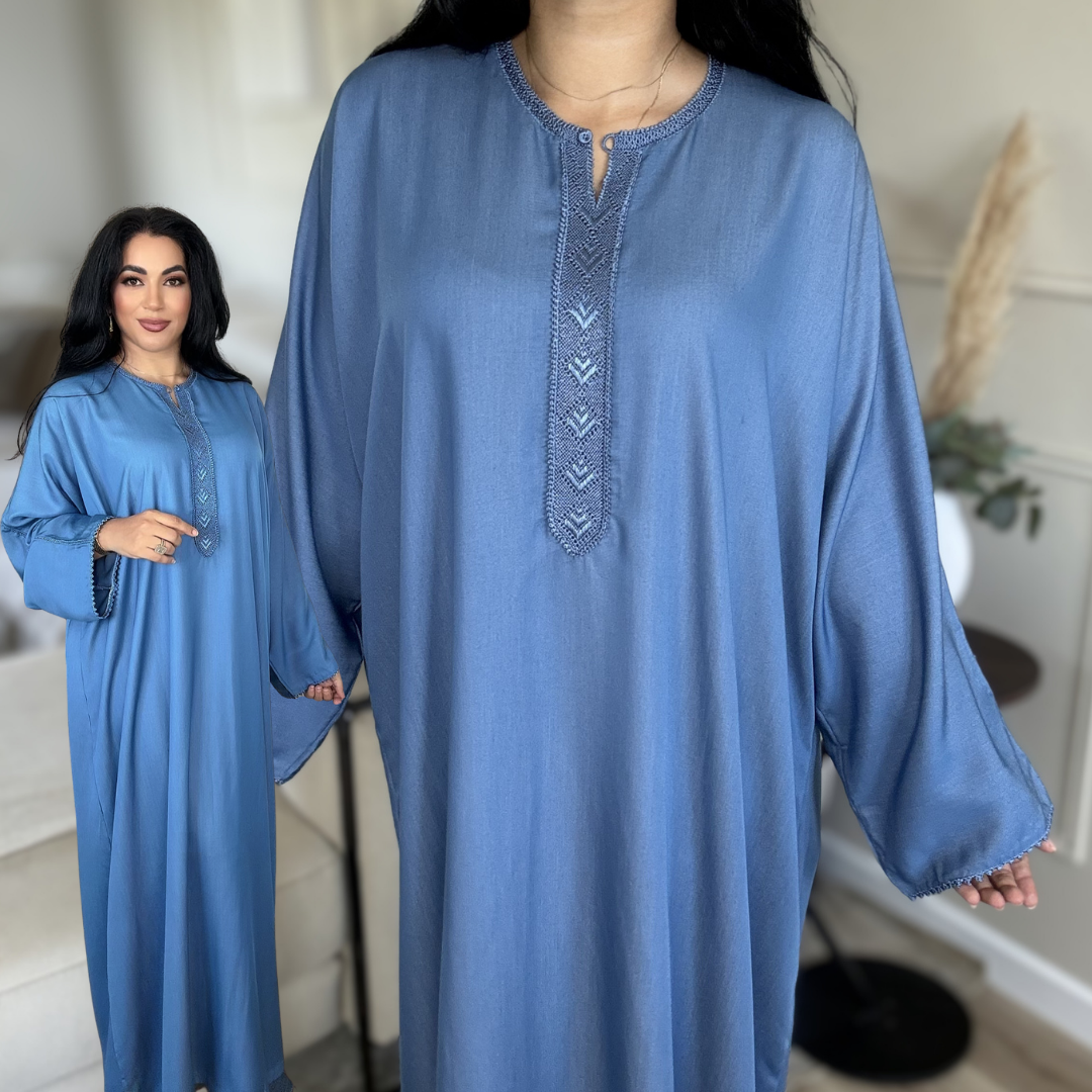 Gandoura Oversize Randa – Élégance Marocaine du Quotidien
