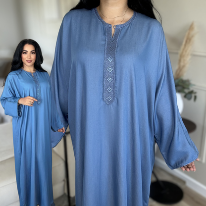 Gandoura Oversize Randa – Élégance Marocaine du Quotidien