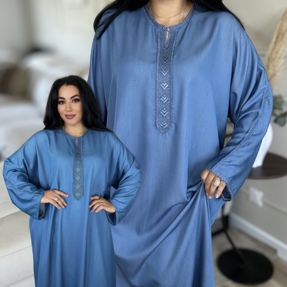 Gandoura Oversize Randa – Élégance Marocaine du Quotidien