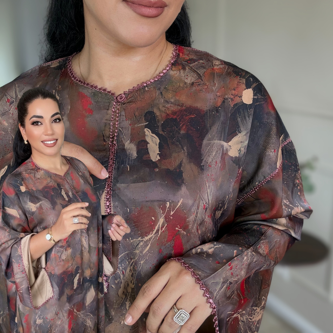 Caftan Makhzani – Randa & Imprimé Artistique