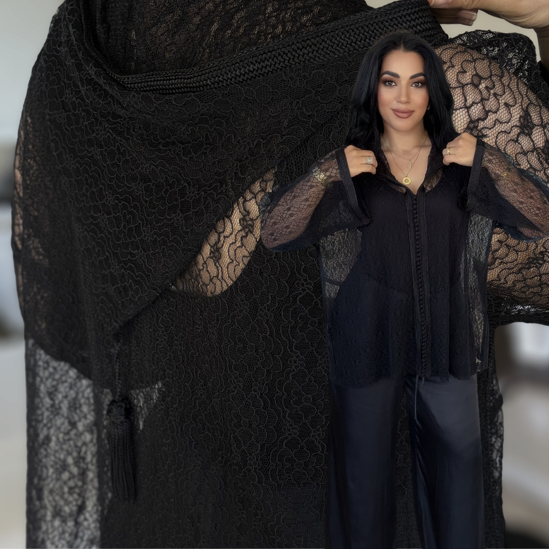 Tunique Dentelle Marocaine - Coupe Makhzaniya