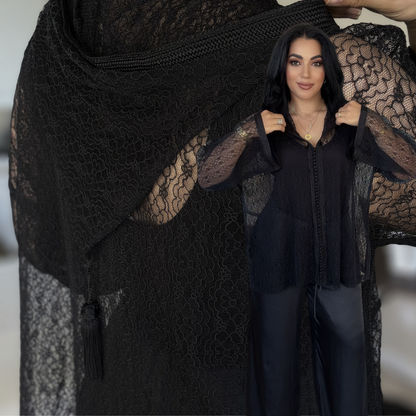 Tunique Dentelle Marocaine - Coupe Makhzaniya