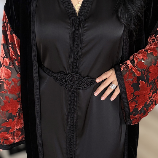 Mejdoul Noir – Ceinture Artisanale