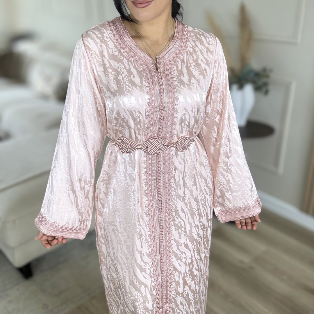Caftan Kamkha – Zwa9 Lmaalam - Rose