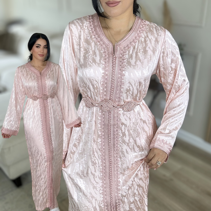 Caftan Kamkha – Zwa9 Lmaalam - Rose
