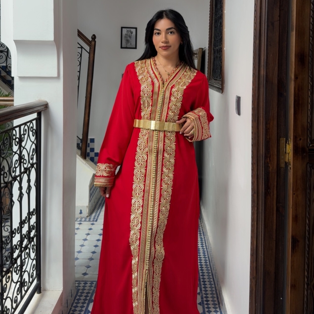 Caftan Skalli Chic – Collection Élégance