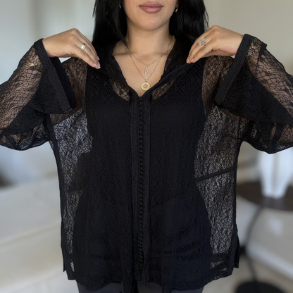 Tunique Dentelle Marocaine - Coupe Makhzaniya