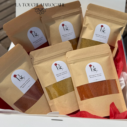 Coffret Découverte - 6 Mélanges d’Épices La Touche Marocaine