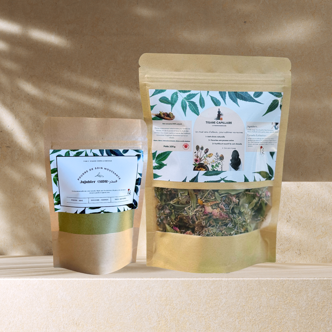 🌿 TISANE CAPILLAIRE – La Touche Marocaine