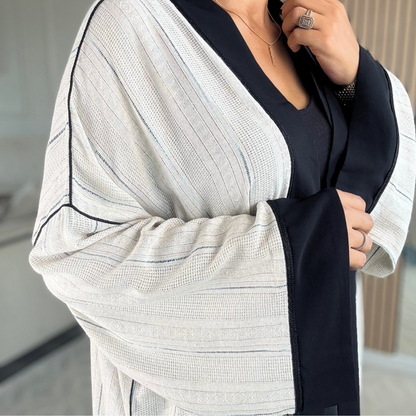 Kimono en lin – Détails & Sfifa Noire