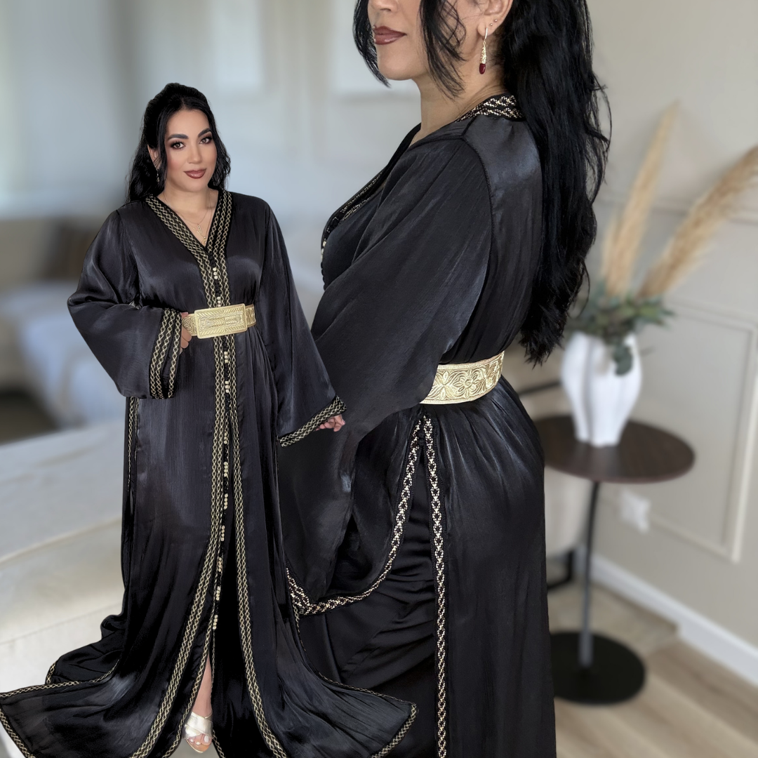 Tekchita Héritage Royal – Organza Noir &  Sfifa Beldiya