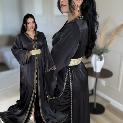 Tekchita Héritage Royal – Organza Noir &  Sfifa Beldiya