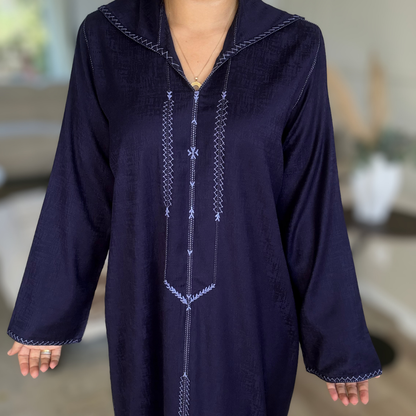Jellaba Berchman Beldi – Couture 100 % faite main