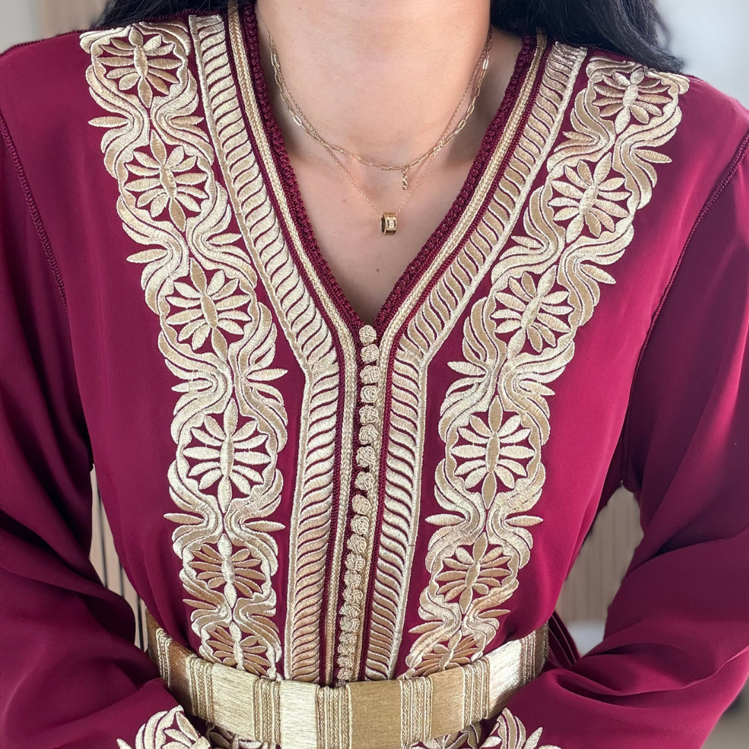 Caftan Skalli Chic – Collection Élégance