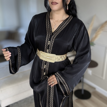 Tekchita Héritage Royal – Organza Noir &  Sfifa Beldiya