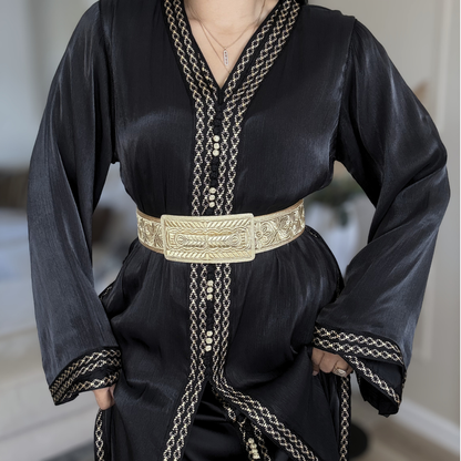 Tekchita Héritage Royal – Organza Noir &  Sfifa Beldiya