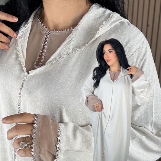 Jellaba deux pièces en lin – Couture Randa