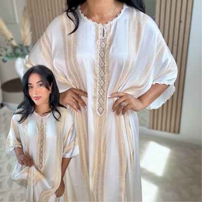 Gandoura Prestige – Randa Strassée à la main