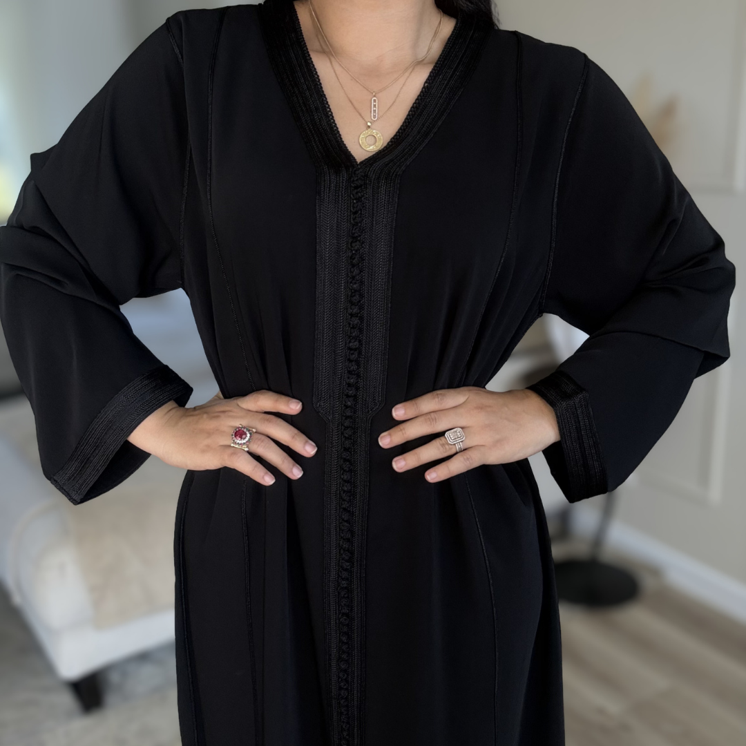 Caftan Minimaliste Chic – Sans Ceinture