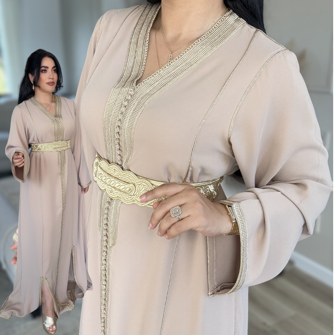 Caftan Minimaliste Chic – Sans Ceinture