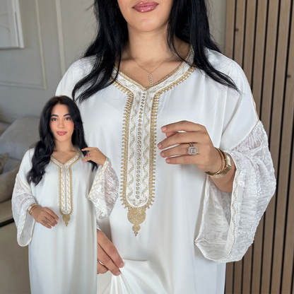 Gandoura “ Velours embossé ” – Confort & élégance à petit prix