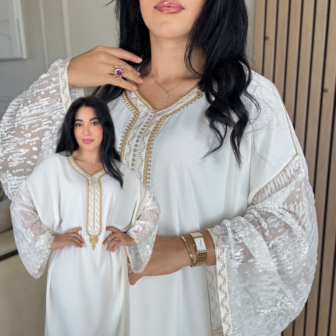 Gandoura “ Velours embossé ” – Confort & élégance à petit prix