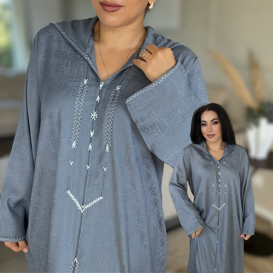 Jellaba Berchman Beldi – Couture 100 % faite main