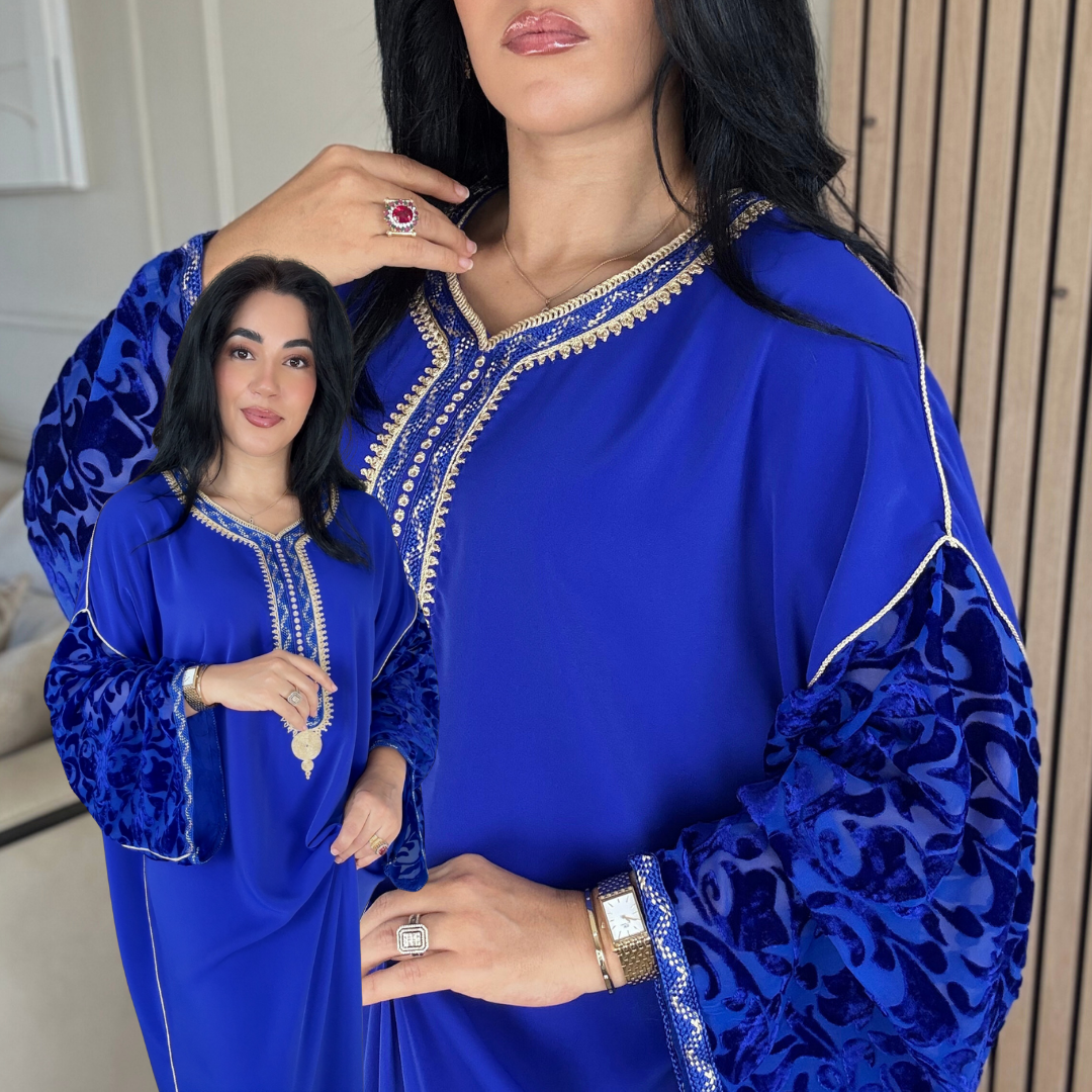 Gandoura “ Velours embossé ” – Confort & élégance à petit prix