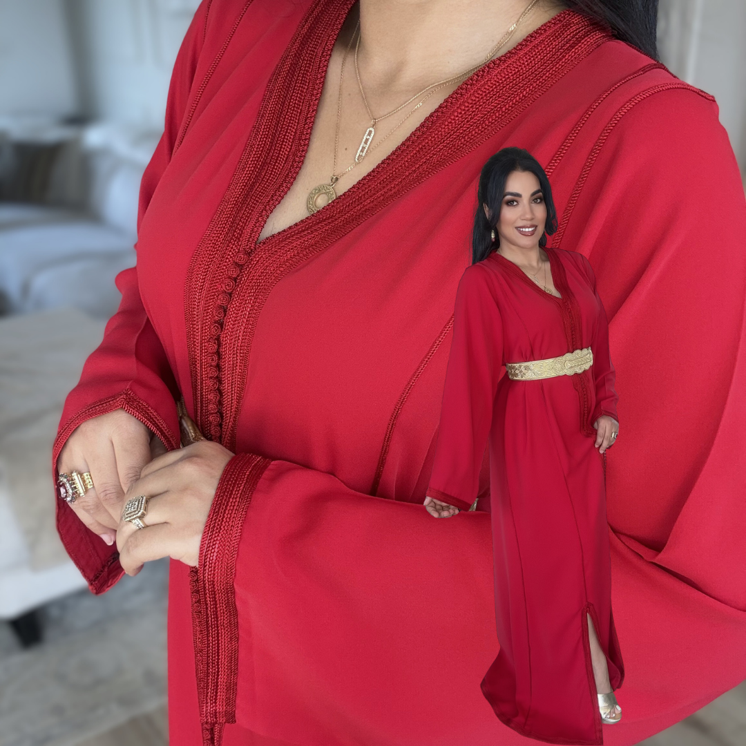 Caftan Minimaliste Chic – Sans Ceinture
