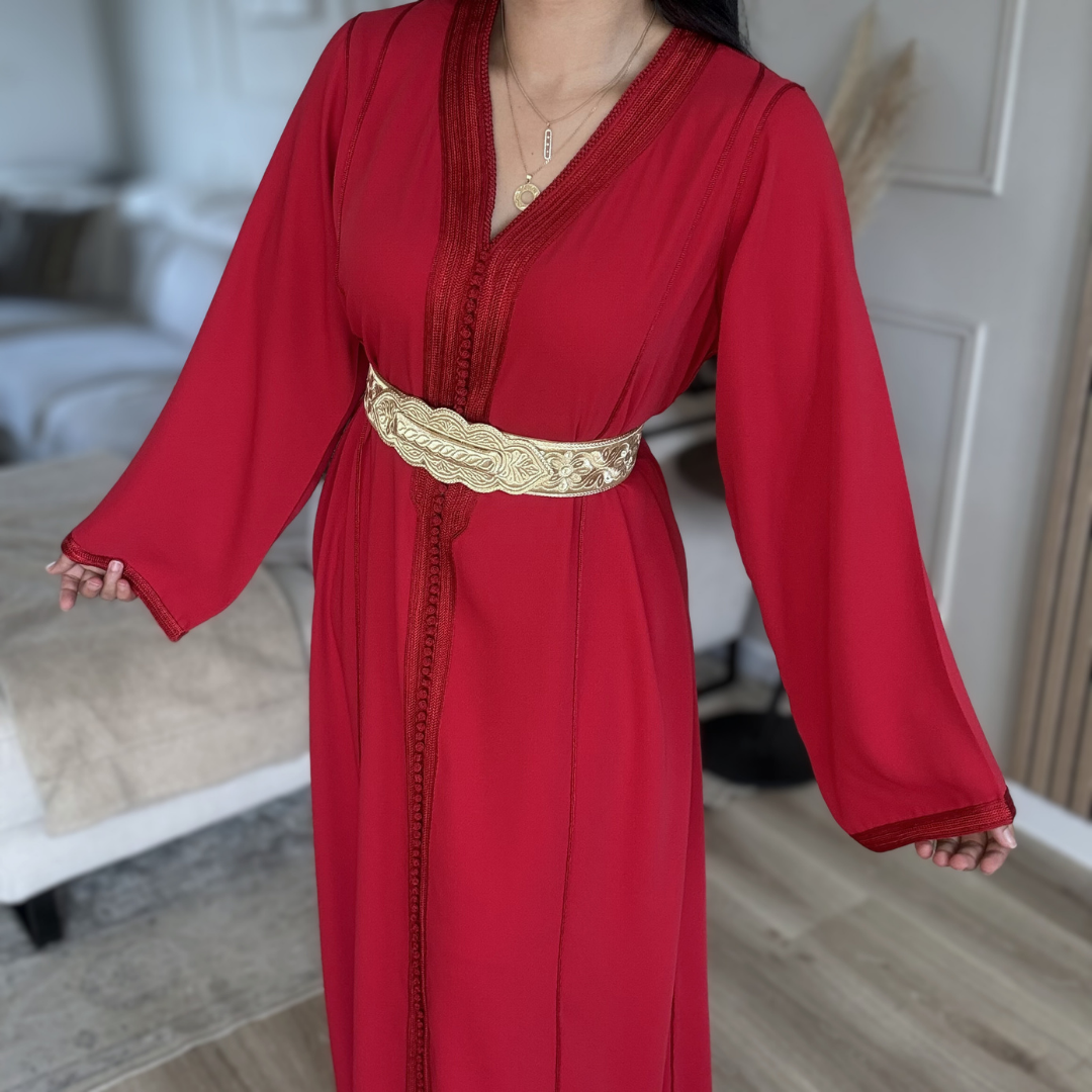 Caftan Minimaliste Chic – Sans Ceinture