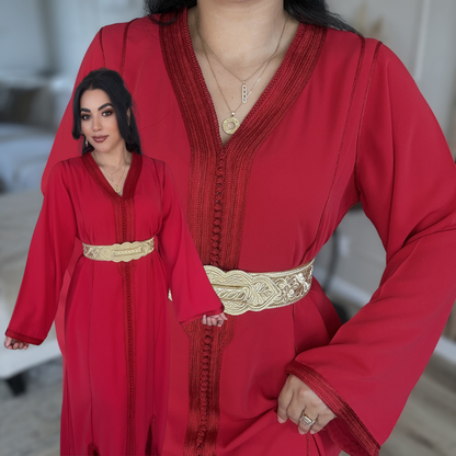 Caftan Minimaliste Chic – Sans Ceinture