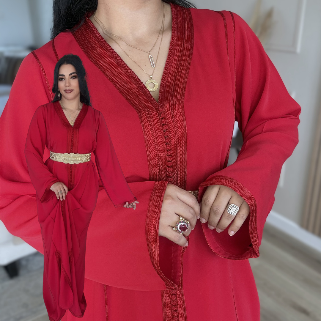 Caftan Minimaliste Chic – Sans Ceinture